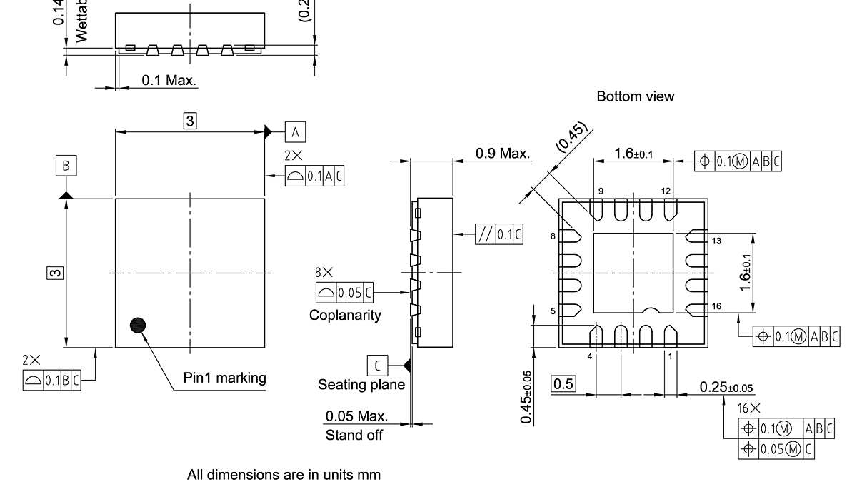PG-VQFN-16-5_Package Outline
