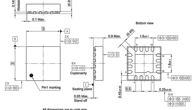 PG-VQFN-16-5_Package Outline