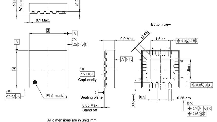 PG-VQFN-16-5_Package Outline