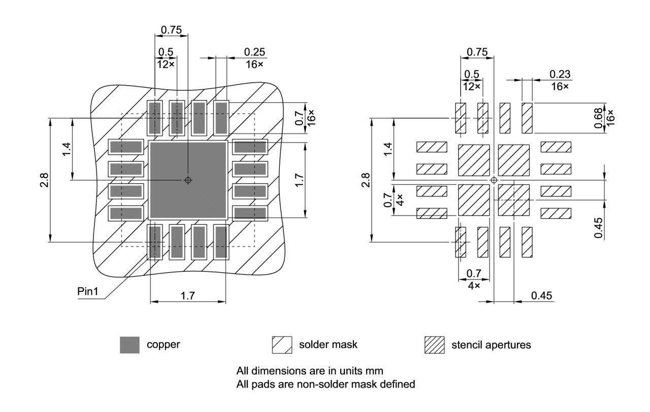 PG-VQFN-16-800_Footprint Drawing