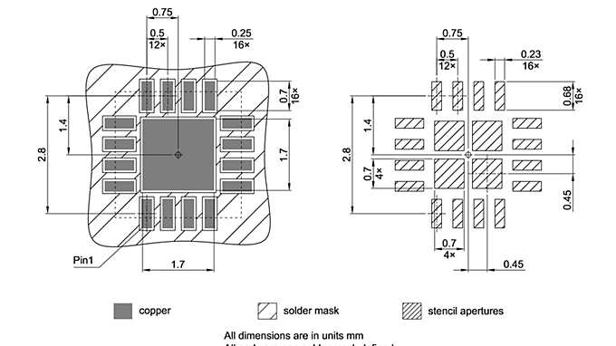 PG-VQFN-16-800_Footprint Drawing