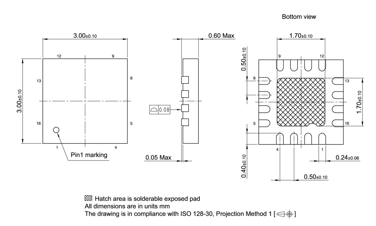 PG-VQFN-16-800_Package Outline