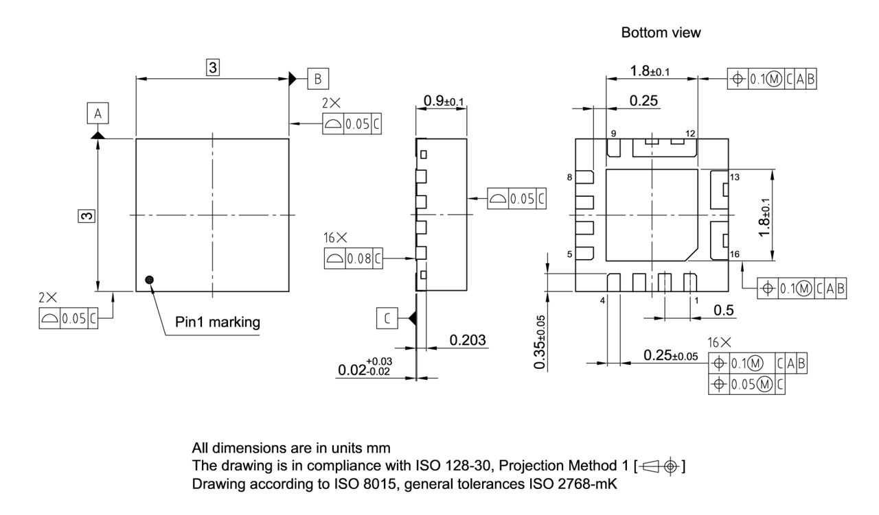 PG-VQFN-16-905_Package Outline