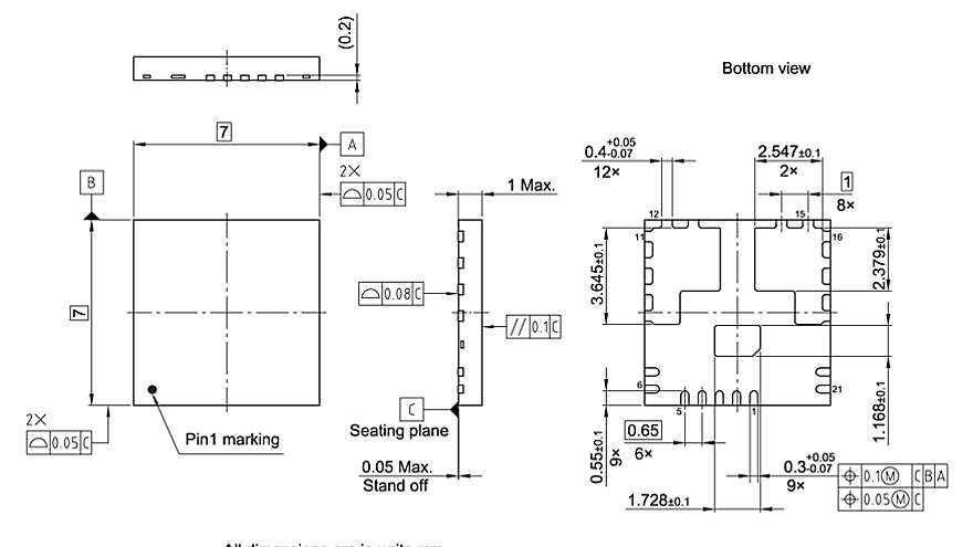 PG-VQFN-21-1_Package Outline