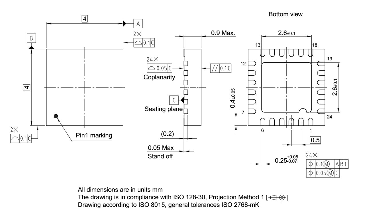 PG-VQFN-24-19_Package Outline