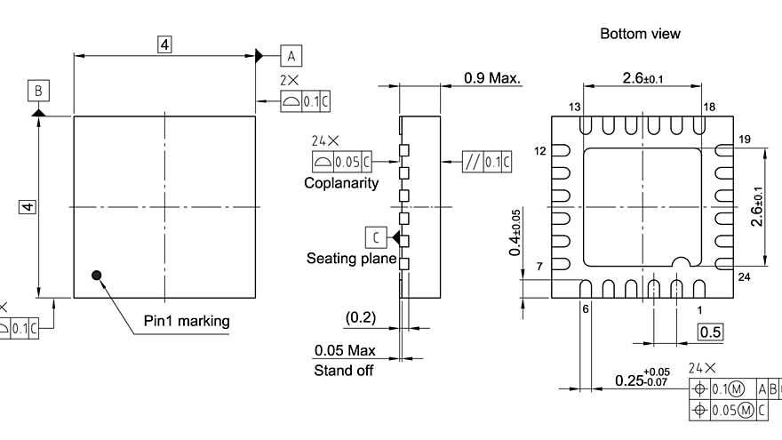 PG-VQFN-24-19_Package Outline