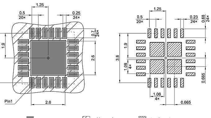 PG-VQFN-24-20_Footprint Drawing
