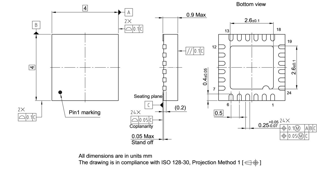 PG-VQFN-24-20_Package Outline