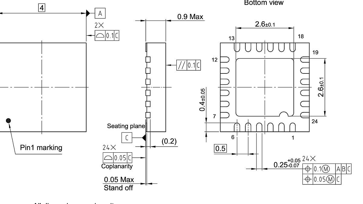 PG-VQFN-24-20_Package Outline