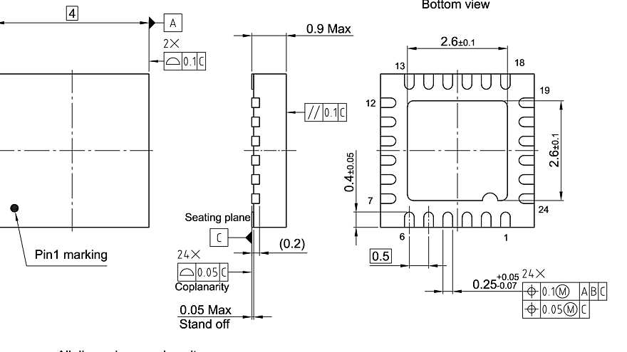 PG-VQFN-24-20_Package Outline