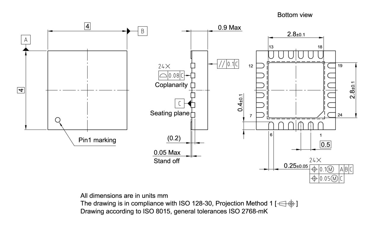 PG-VQFN-24-21_Package Outline
