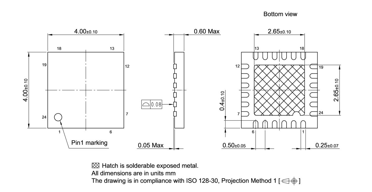 PG-VQFN-24-800_Package Outline