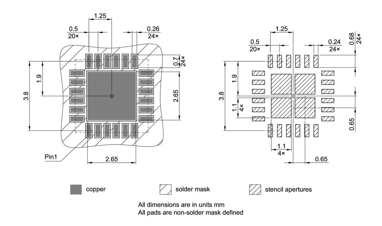 PG-VQFN-24-801_Footprint Drawing