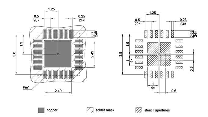 PG-VQFN-24-803_Footprint Drawing
