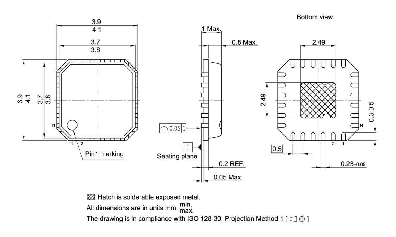 PG-VQFN-24-803_Package Outline