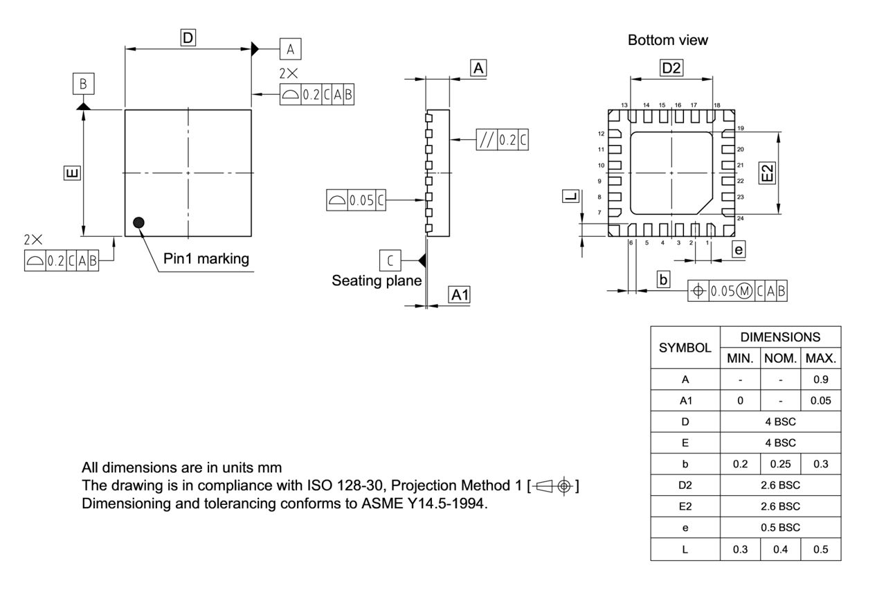 PG-VQFN-24-804_Package Outline
