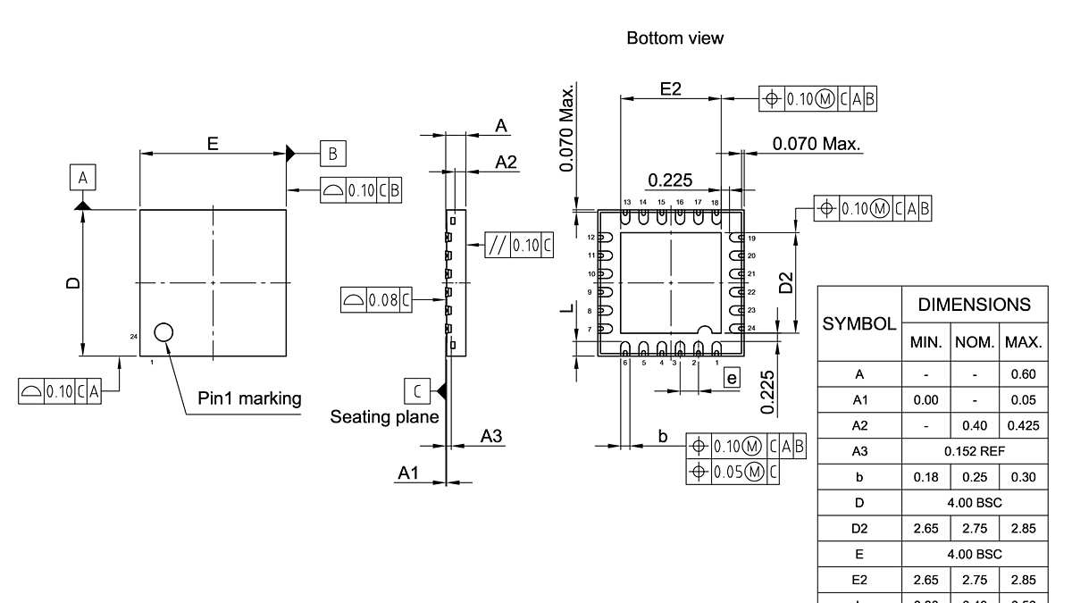 PG-VQFN-24-808_Package Outline