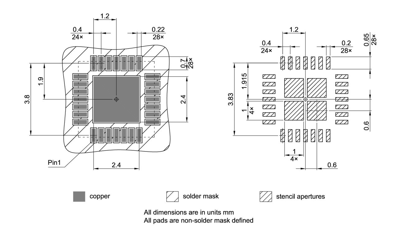 PG-VQFN-28-800_Footprint Drawing