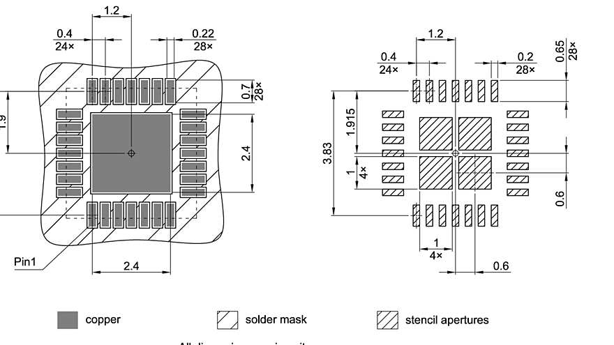 PG-VQFN-28-800_Footprint Drawing