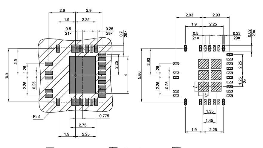 PG-VQFN-29-1_Footprint Drawing