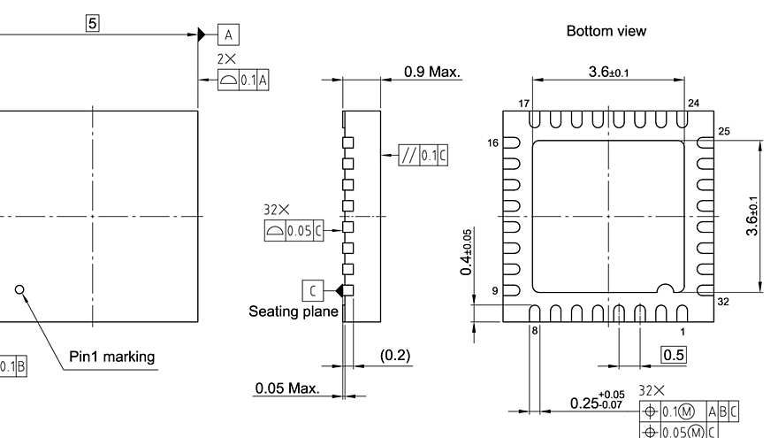 PG-VQFN-32-13_Package Outline