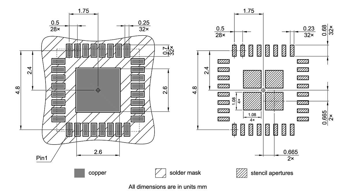 PG-VQFN-32-16_Footprint Drawing