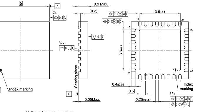 PG-VQFN-32-20_Package Outline