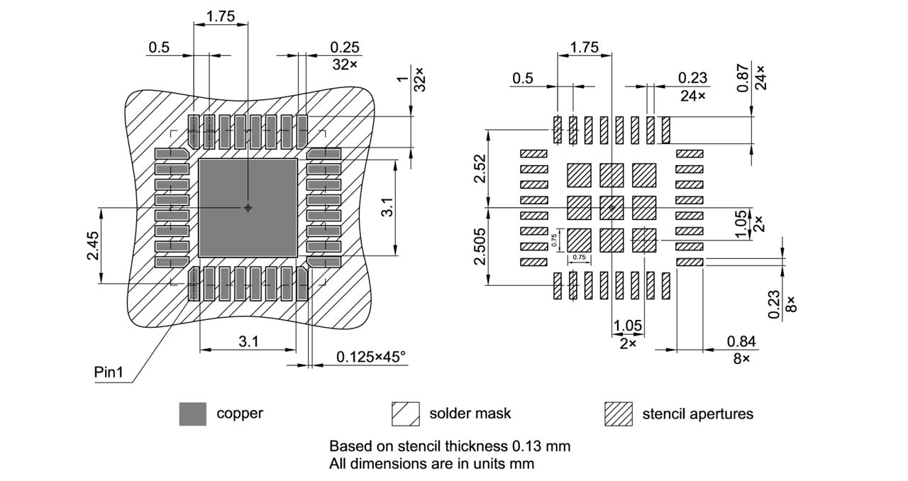 PG-VQFN-32-21_Footprint Drawing