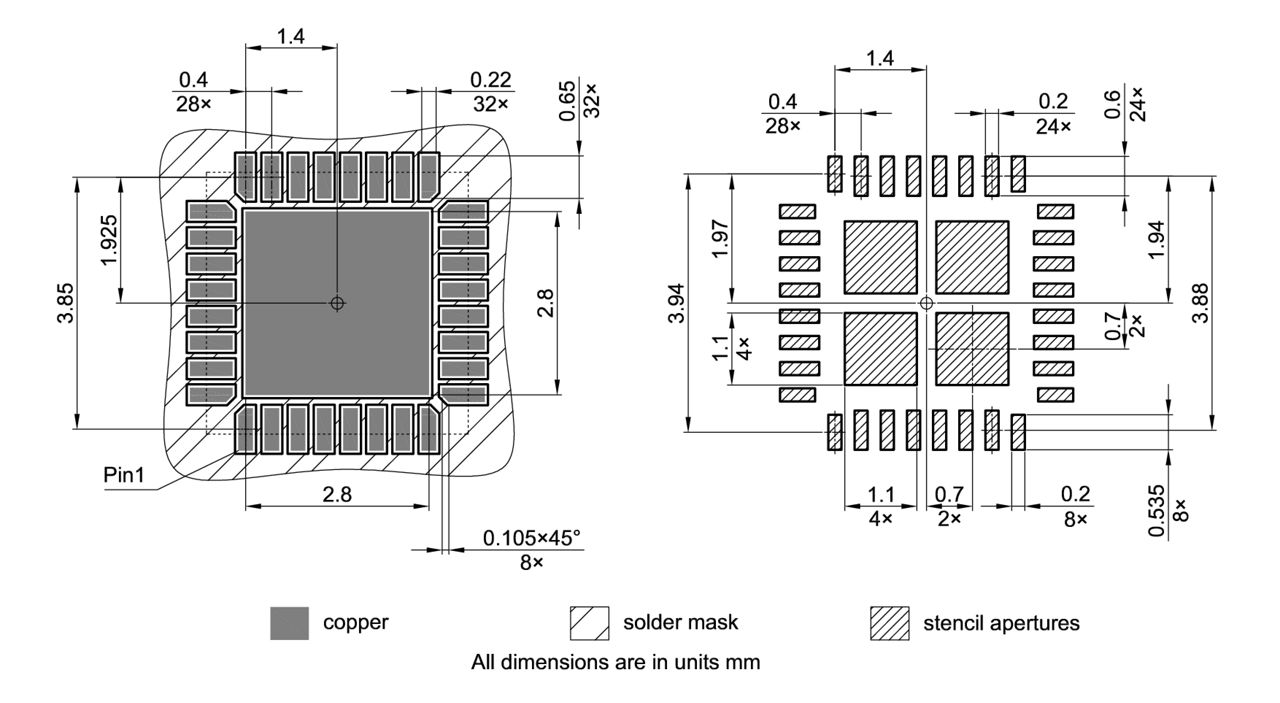 PG-VQFN-32-22_Footprint Drawing