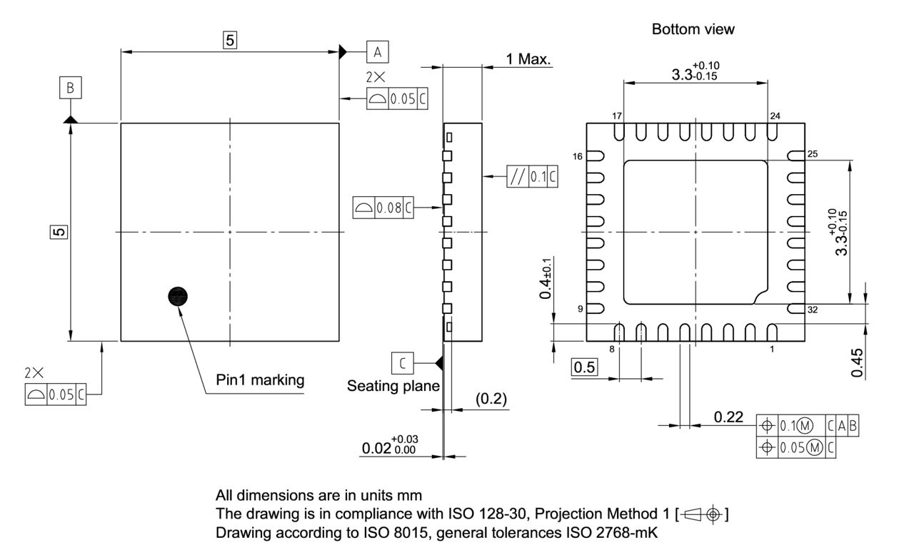 PG-VQFN-32-23_Package Outline