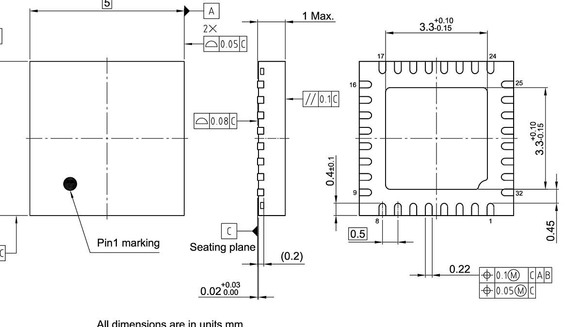 PG-VQFN-32-23_Package Outline