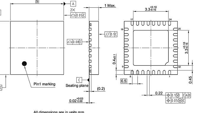 PG-VQFN-32-23_Package Outline