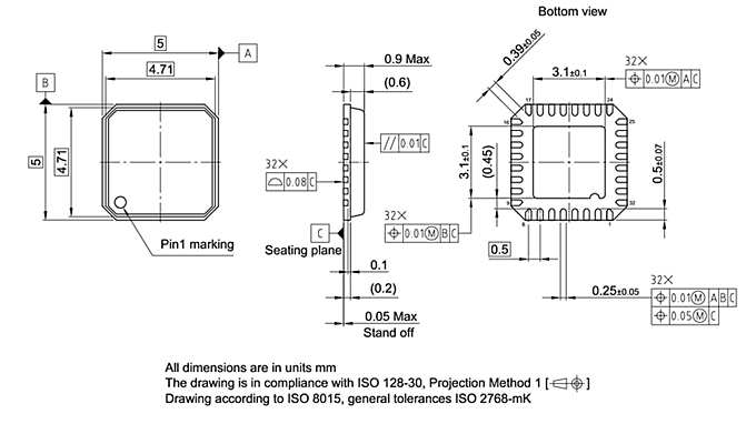 PG-VQFN-32-24_Package Outline