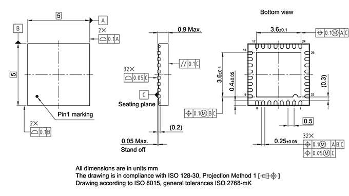PG-VQFN-32-27_Package Outline