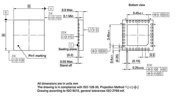 PG-VQFN-32-28_Package Outline