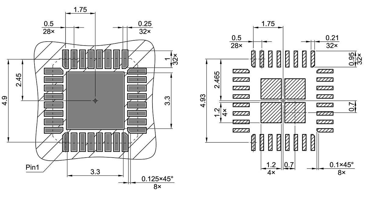 PG-VQFN-32-29_Footprint Drawing