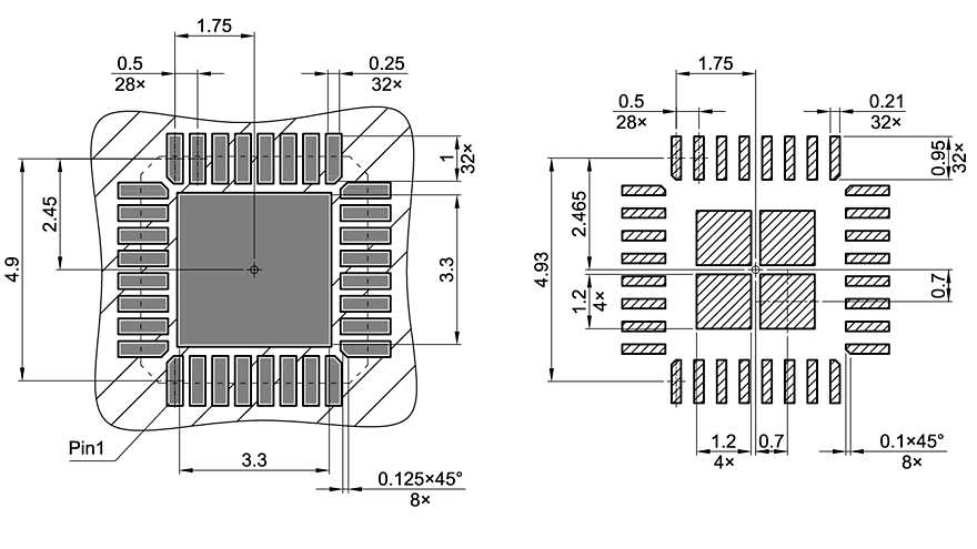 PG-VQFN-32-29_Footprint Drawing