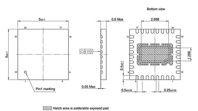 PG-VQFN-32-801_Package Outline