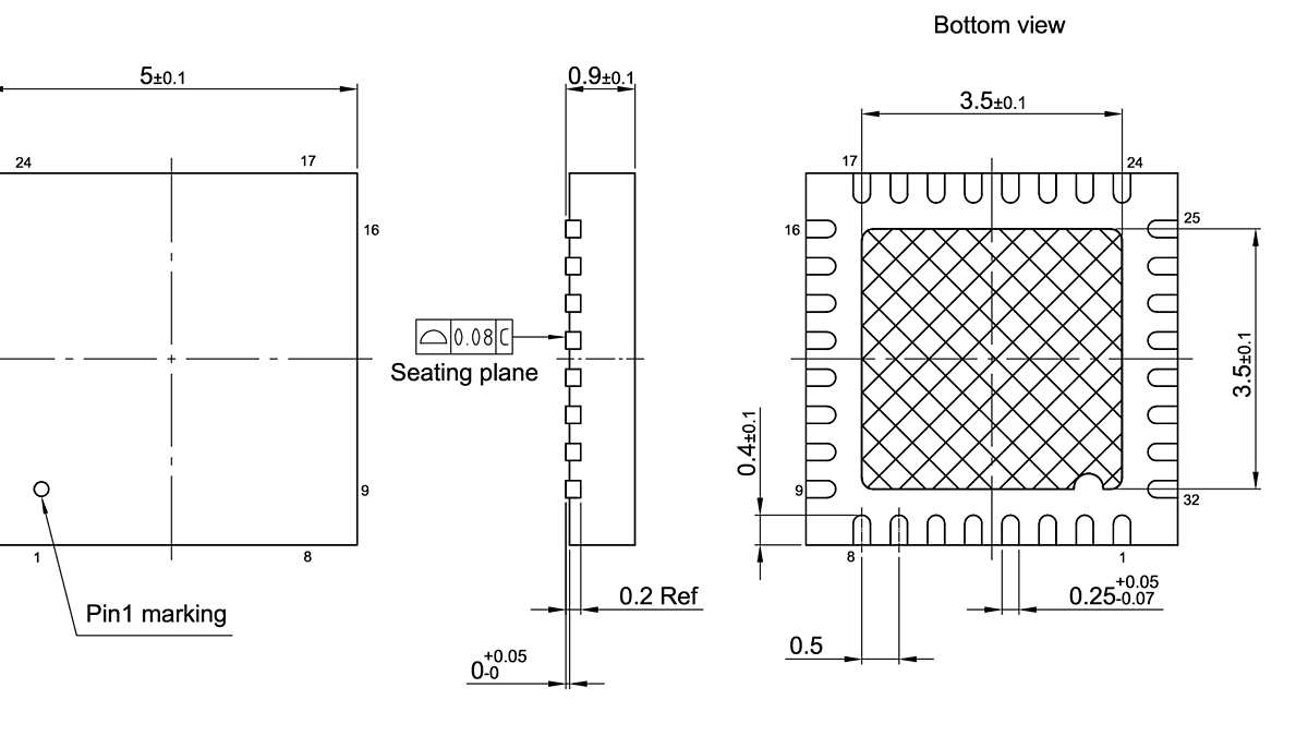 PG-VQFN-32-803_Package Outline