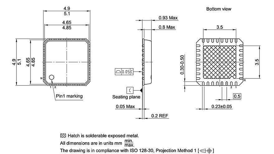 PG-VQFN-32-806_Package Outline