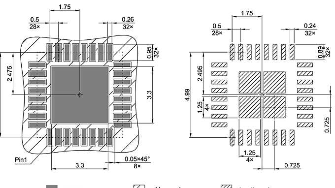 PG-VQFN-32-807_Footprint Drawing