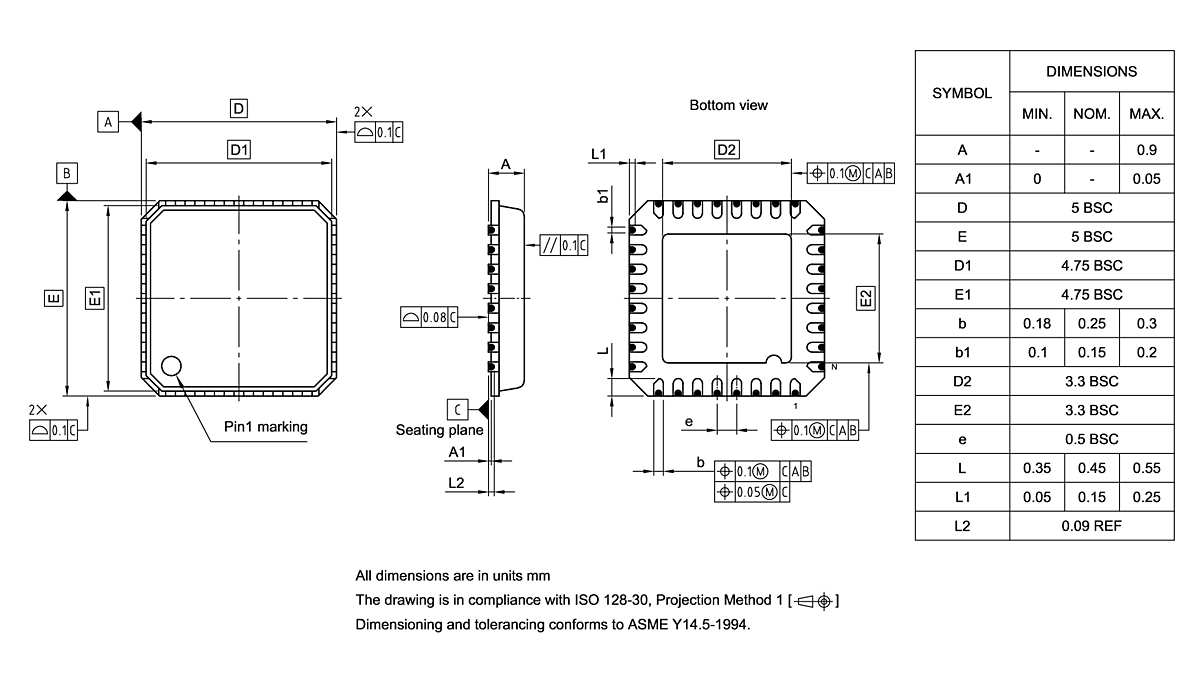 PG-VQFN-32-807_Package Outline