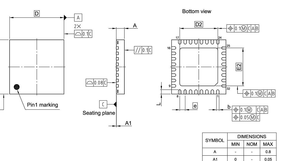 PG-VQFN-32-809_Package Outline