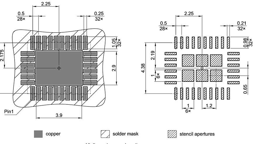 PG-VQFN-32-9_Footprint Drawing