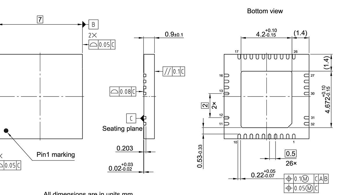 PG-VQFN-32-900_Package Outline