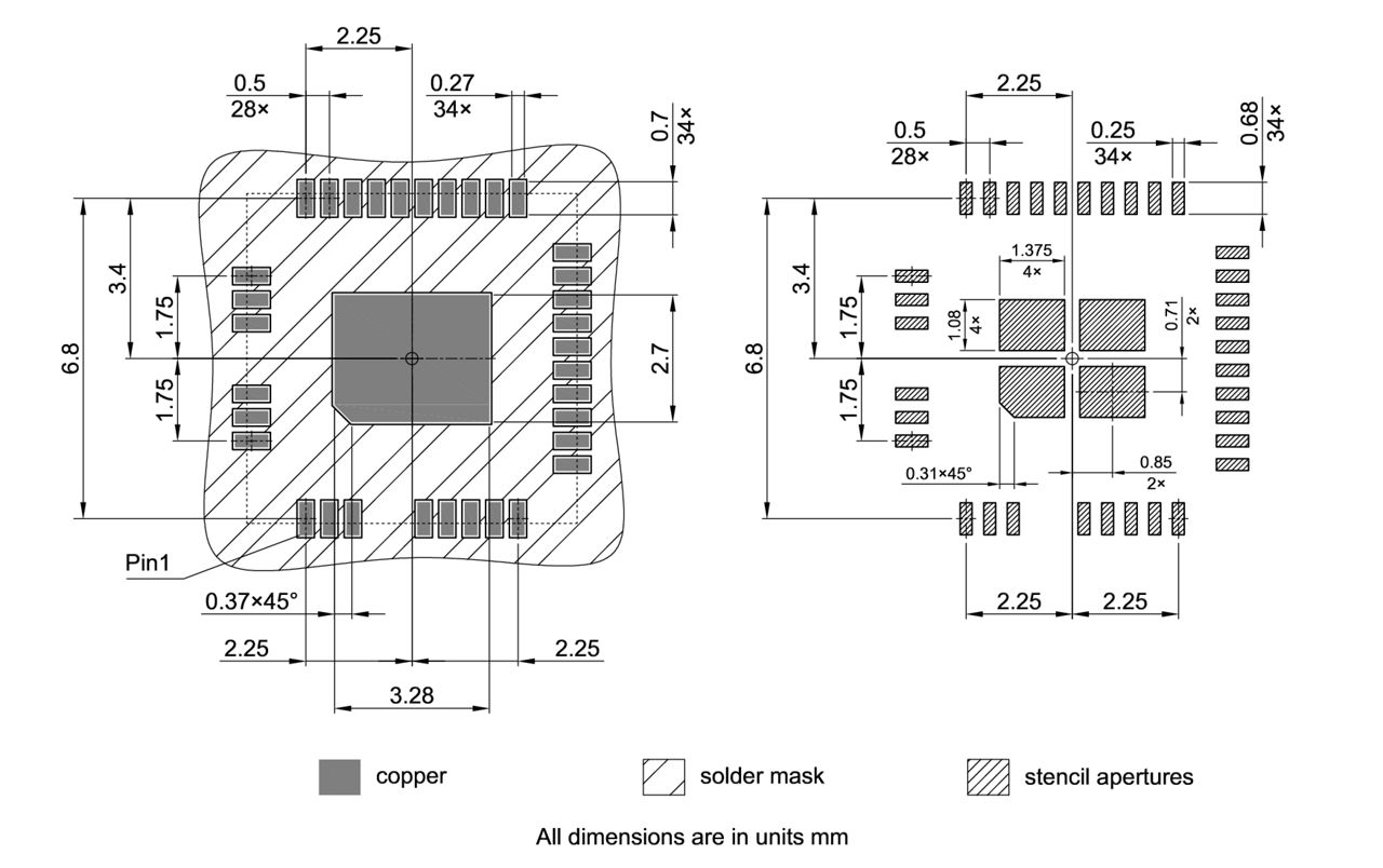 PG-VQFN-34-900_Footprint Drawing
