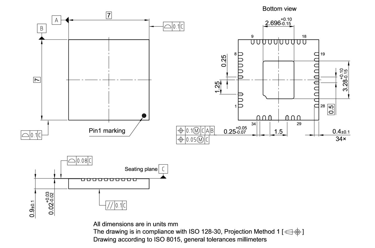PG-VQFN-34-900_Package Outline