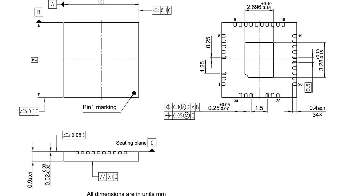 PG-VQFN-34-900_Package Outline