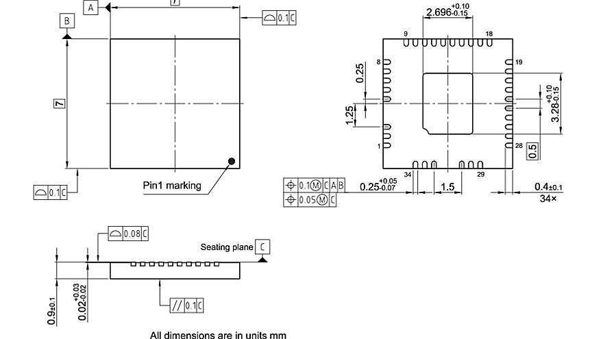 PG-VQFN-34-900_Package Outline