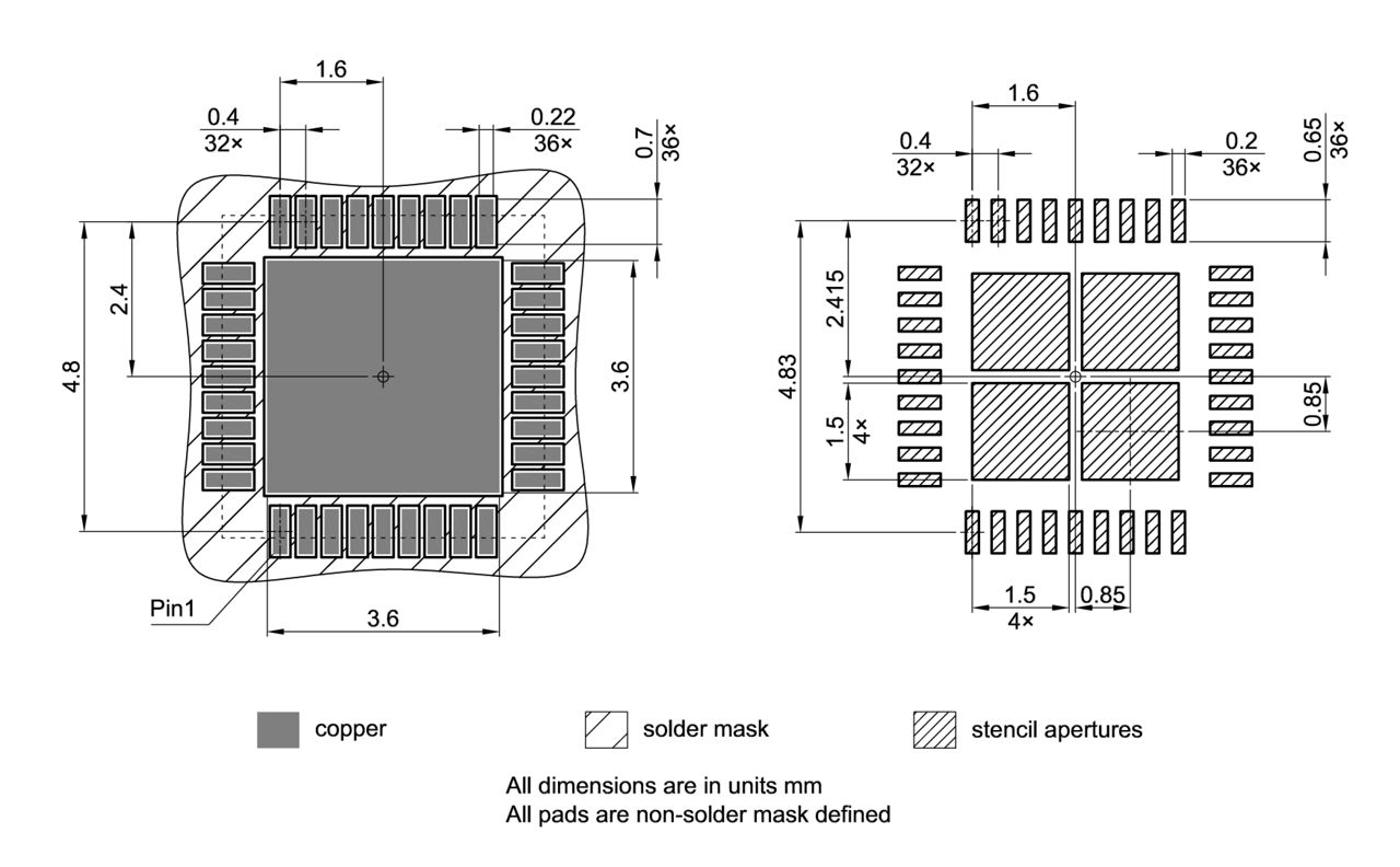 PG-VQFN-36-800_Footprint Drawing